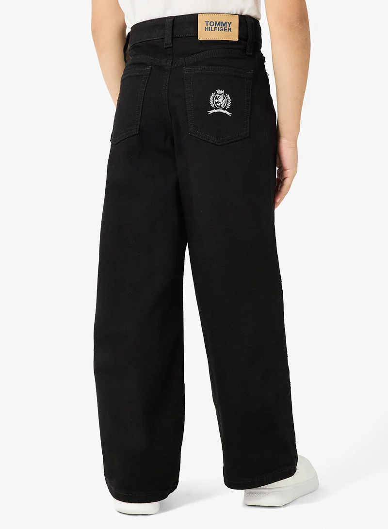 TOMMY HILFIGER Kids Casual Straight Fit Jeans